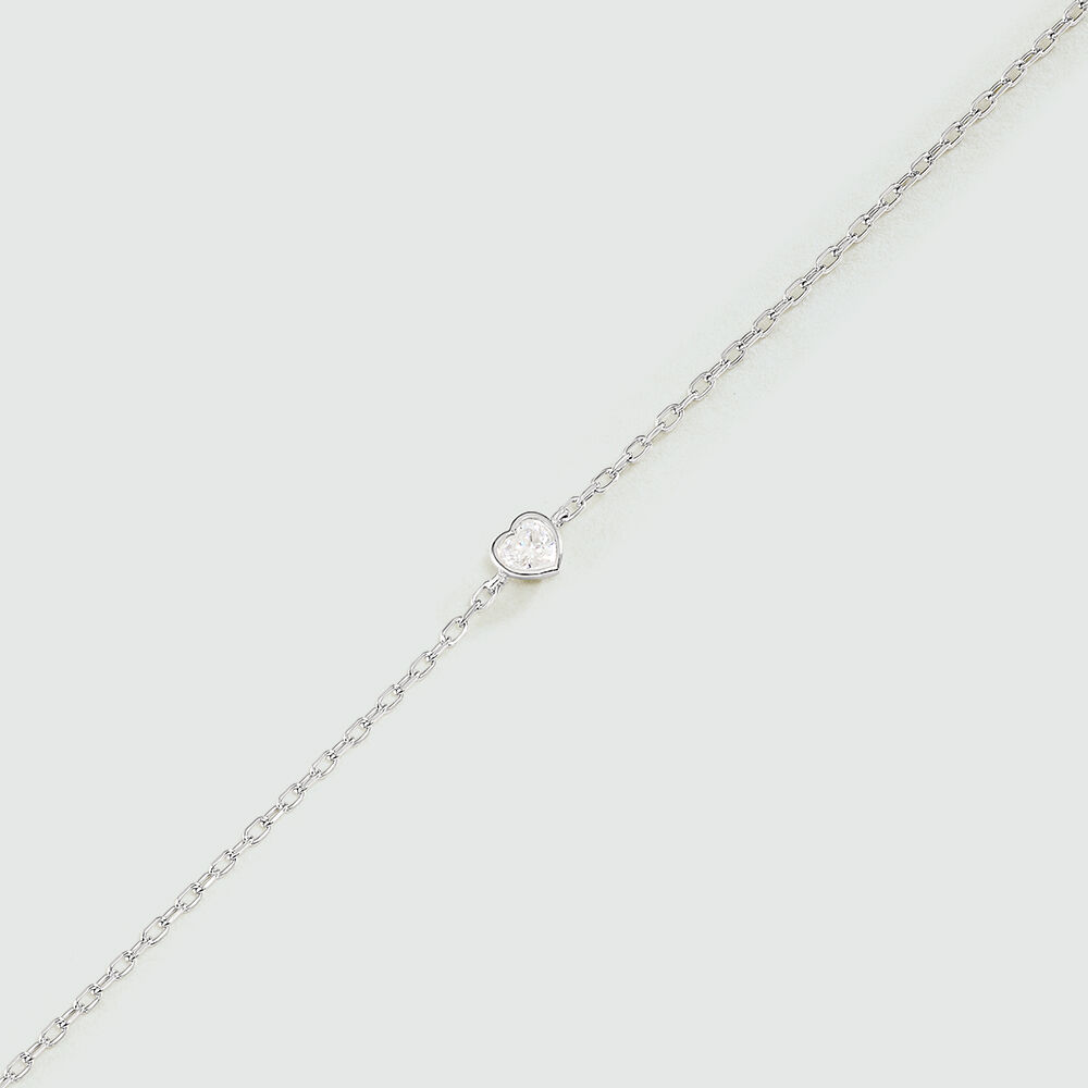 Pulsera de cadena ADOREE - Cristal / Plateado - Pulsera de cadena  | Agatha