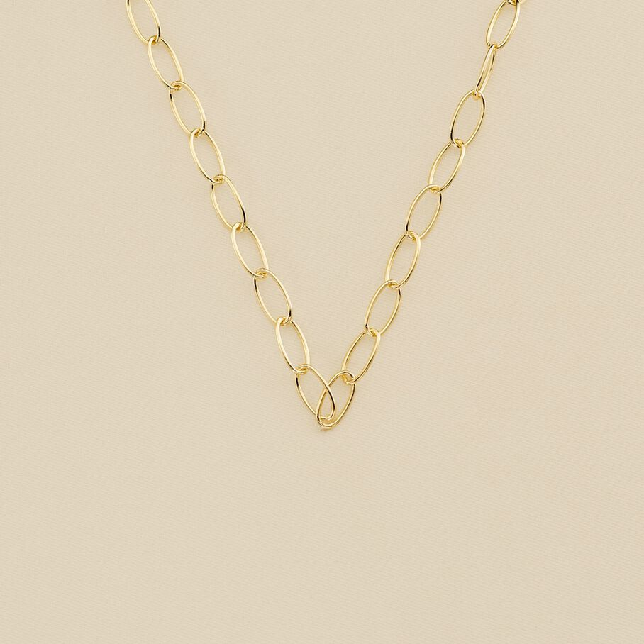 Collar largo CHAIN - Dorado - Collares  | Agatha