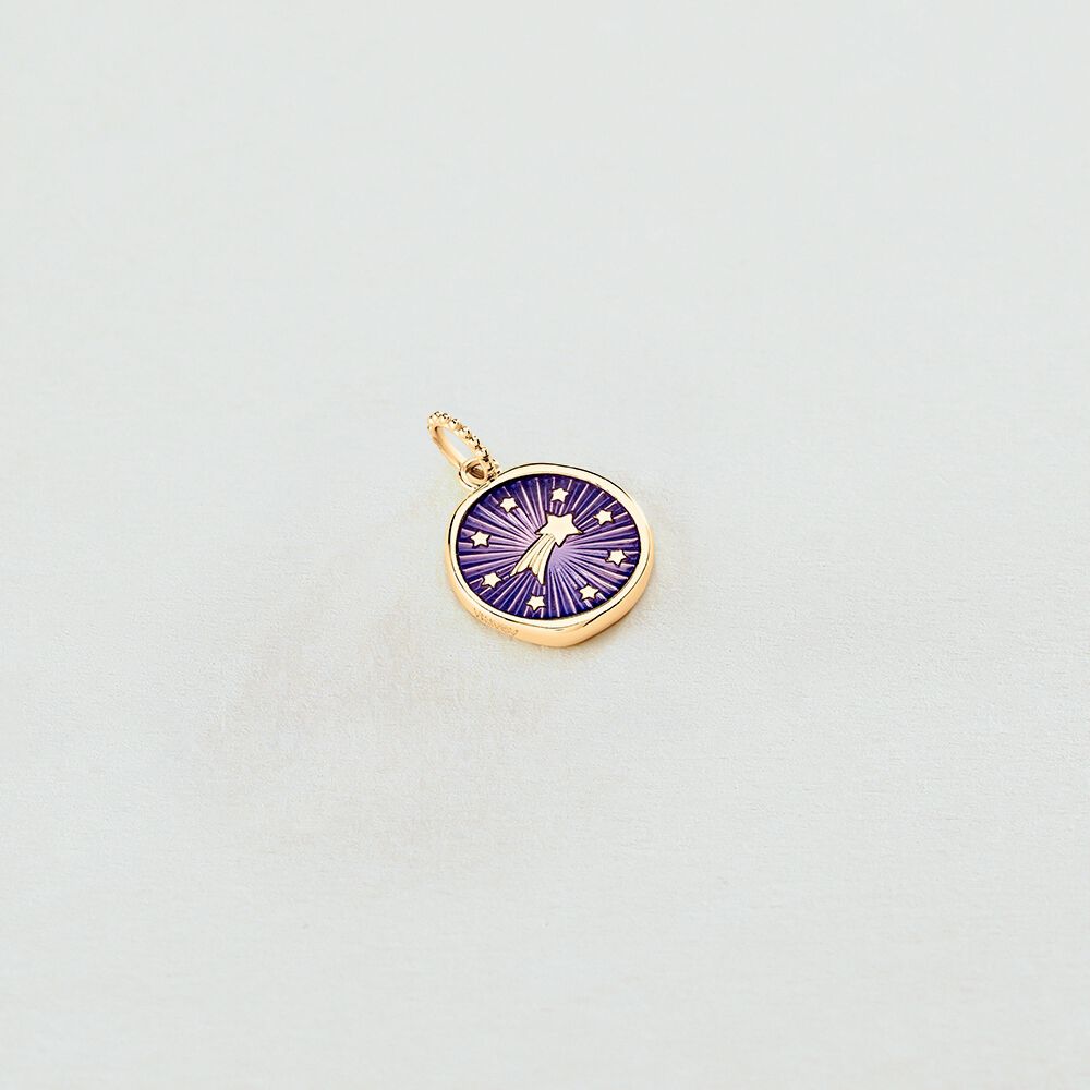 Colgante DEUS - Azul / Oro - Colgante  | Agatha