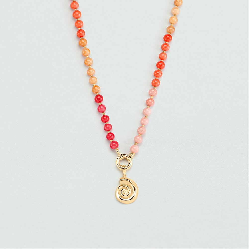 Collar corto TIARE - Multicolor / Oro - Collar corto  | Agatha
