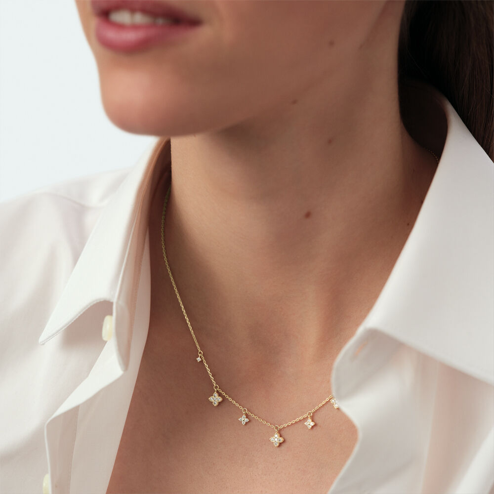 Collar corto BELOVED - Cristal / Dorado - Collar corto  | Agatha