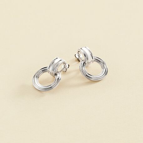 Pendientes largos SILVER - Plata - Pendientes  | Agatha