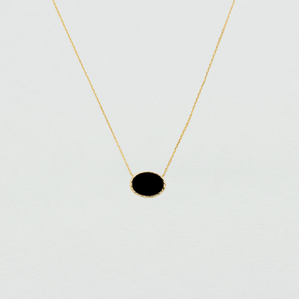 Collar midi ATMA - Onyx/ verde - Collares  | Agatha