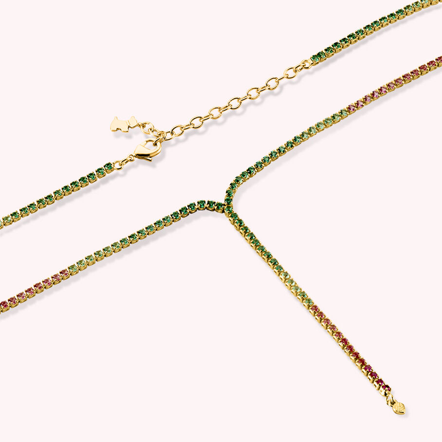 Collar midi ISIS - Multicolor / Oro - Collares  | Agatha