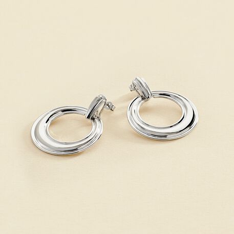 Pendientes largos SILVER - Plata - Pendientes  | Agatha