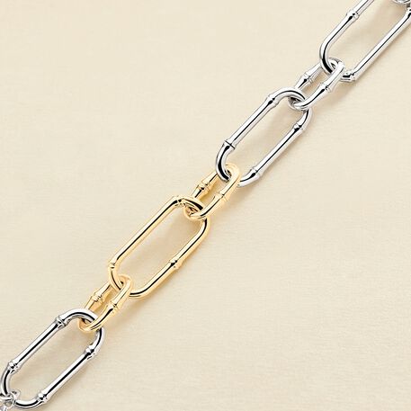 Pulsera de cadena BAMBOO - Plata / Oro - Pulseras  | Agatha