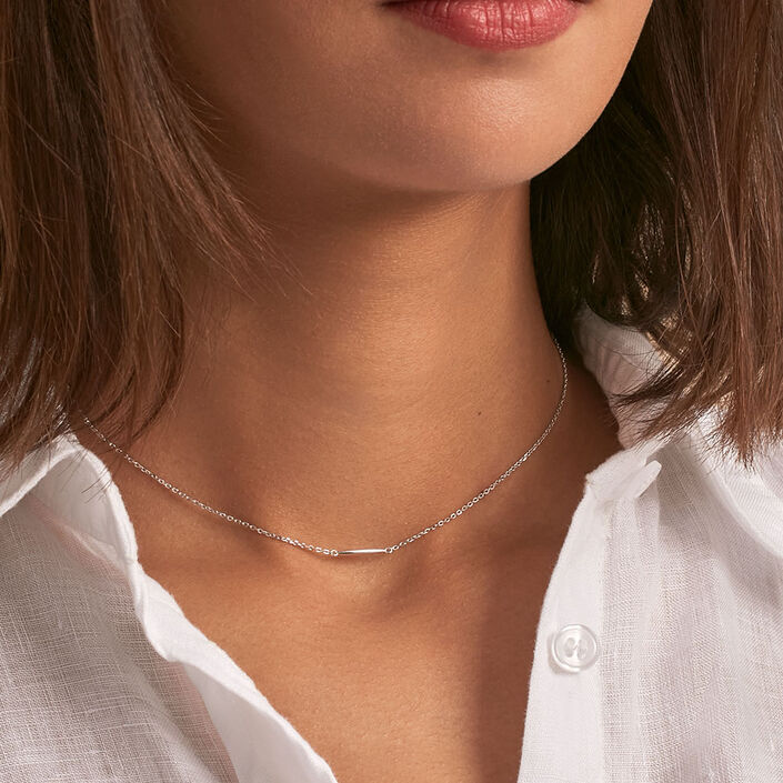 Collar corto RADIEUX - Plata - Collares  | Agatha