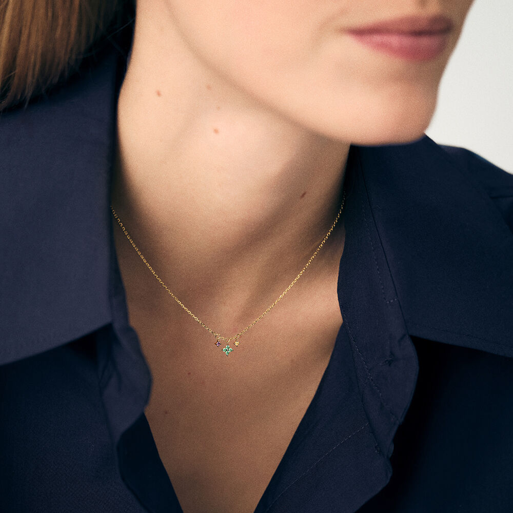 Collar corto BELOVED - Multicolor / Oro - Collar corto  | Agatha