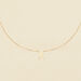 Collar midi LETTRE X - Cristal / Oro - Collares  | Agatha