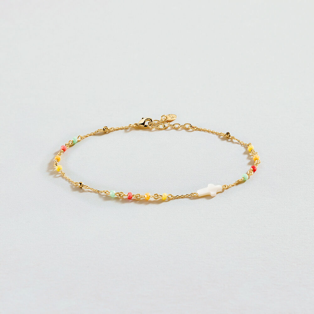 Tobillera SUNSET - Multicolor / Oro - Tobillera  | Agatha
