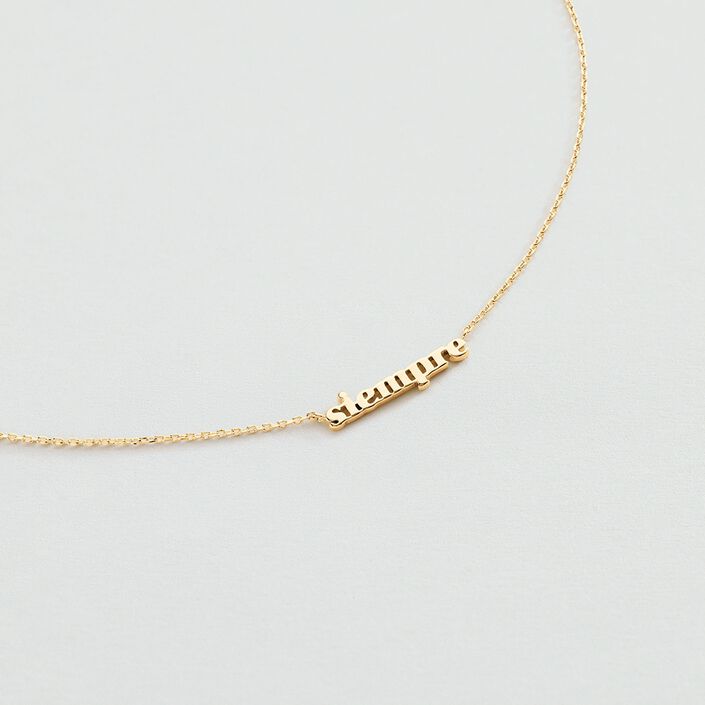 Collar corto SIEMPRE - Dorado - Collares  | Agatha
