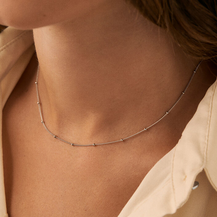 Cadena BALLSHOT - Plata - Collares  | Agatha