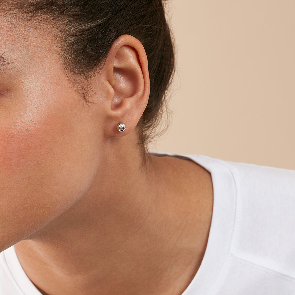 Pendientes cortos BOULE - Plata - Pendientes cortos  | Agatha