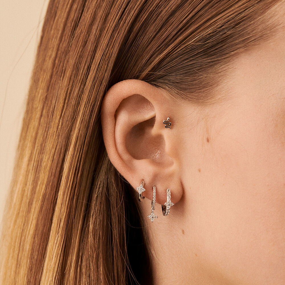 Piercing mini VIPER - Plata - Piercings  | Agatha