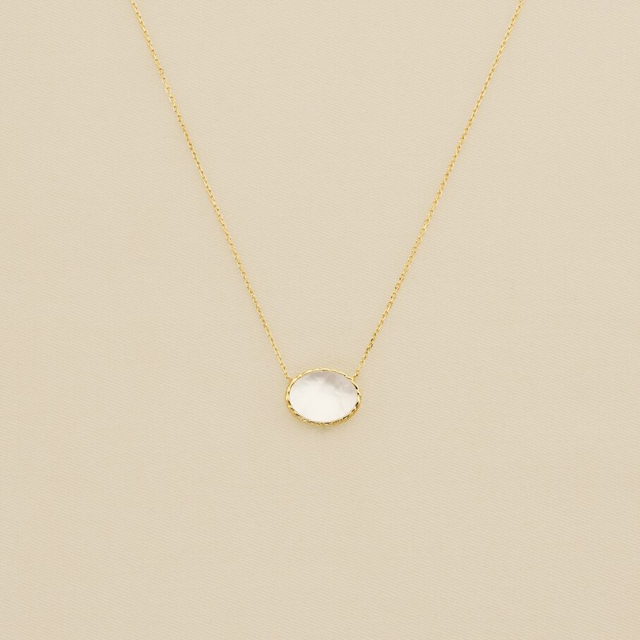 Collar midi ATMA - Madre perla / Rosa - Collares  | Agatha