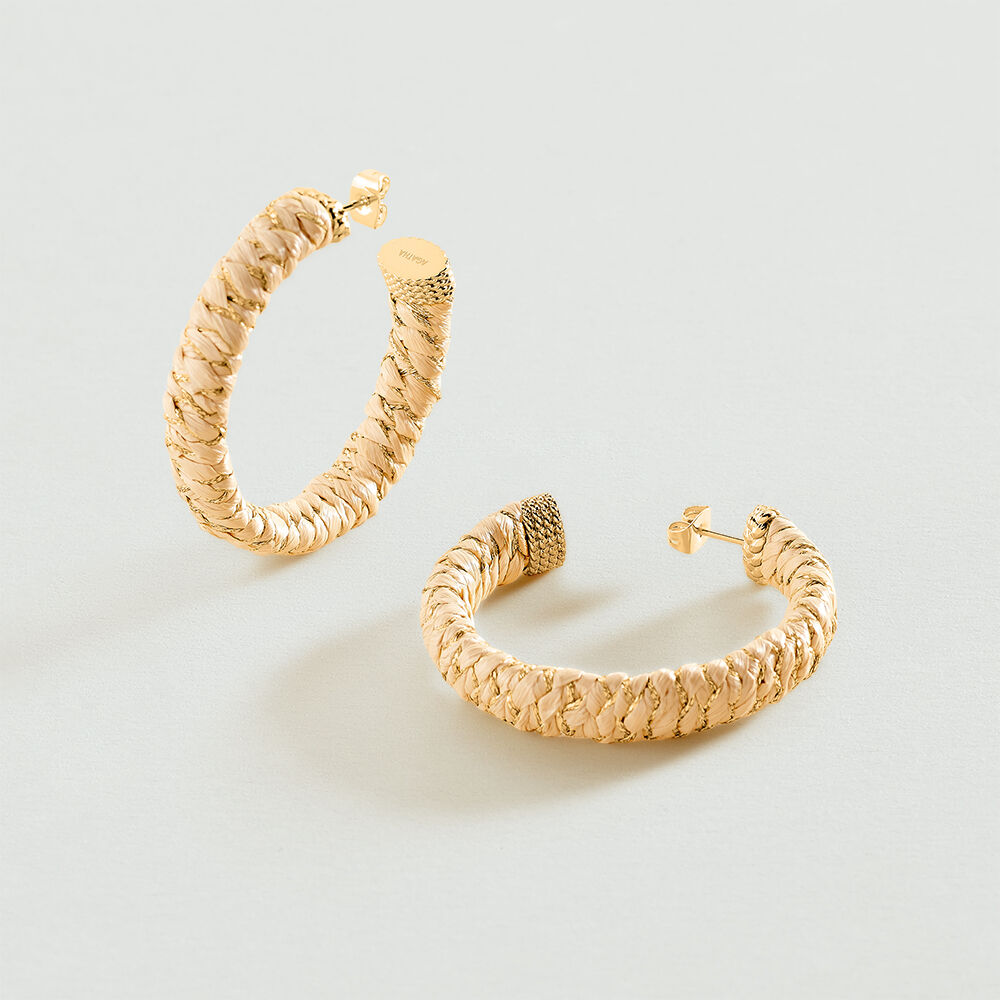 Criollas RAFIA - Beige / dorado - Criollas  | Agatha