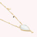 Collar midi ECLIPSE - Blanco / Oro - Collares  | Agatha