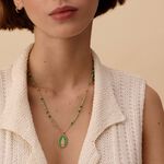 Collar midi VIRGO - Verde / Dorado - Collares  | Agatha