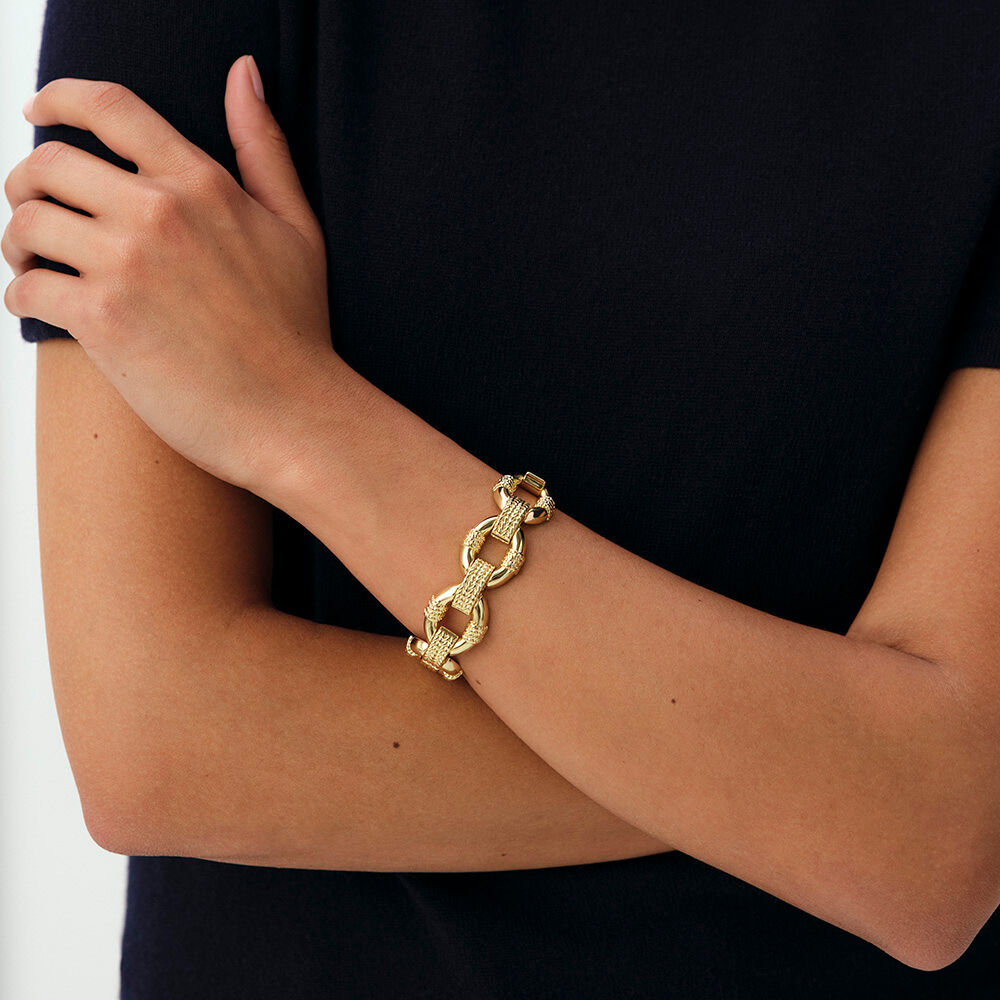 Pulsera rígida TUILERIES - Dorado - Pulsera rígida  | Agatha