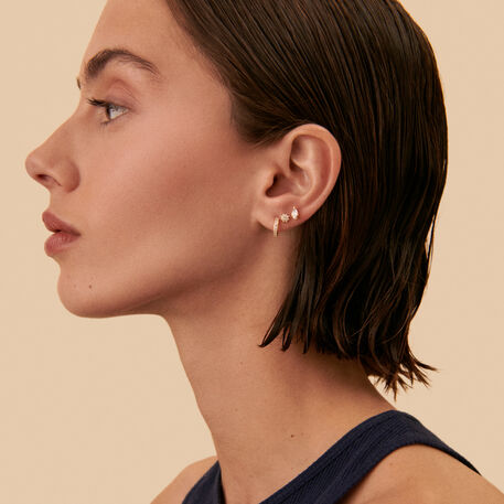 Piercing mini PARADIS - Cristal / Dorado - Piercings  | Agatha