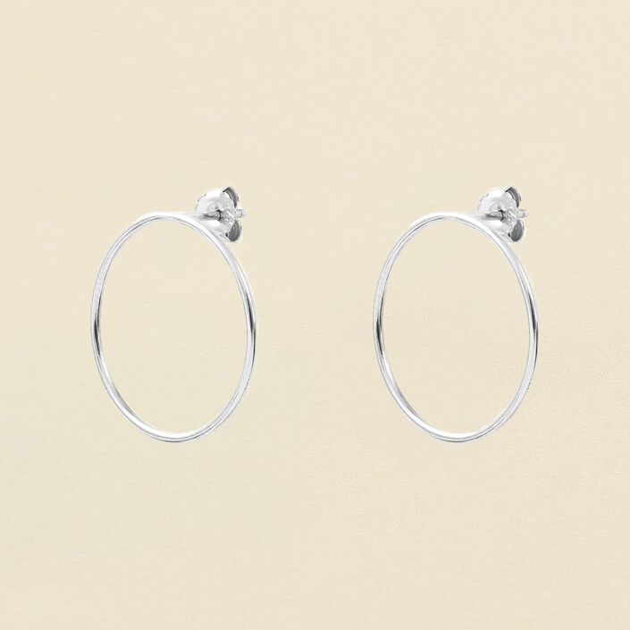 Pendientes largos TELES - Plata - Pendientes  | Agatha