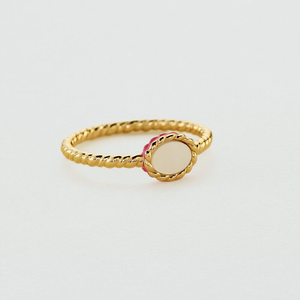 Anillo fino ATMA - Madre perla / Rosa - Outlet  | Agatha