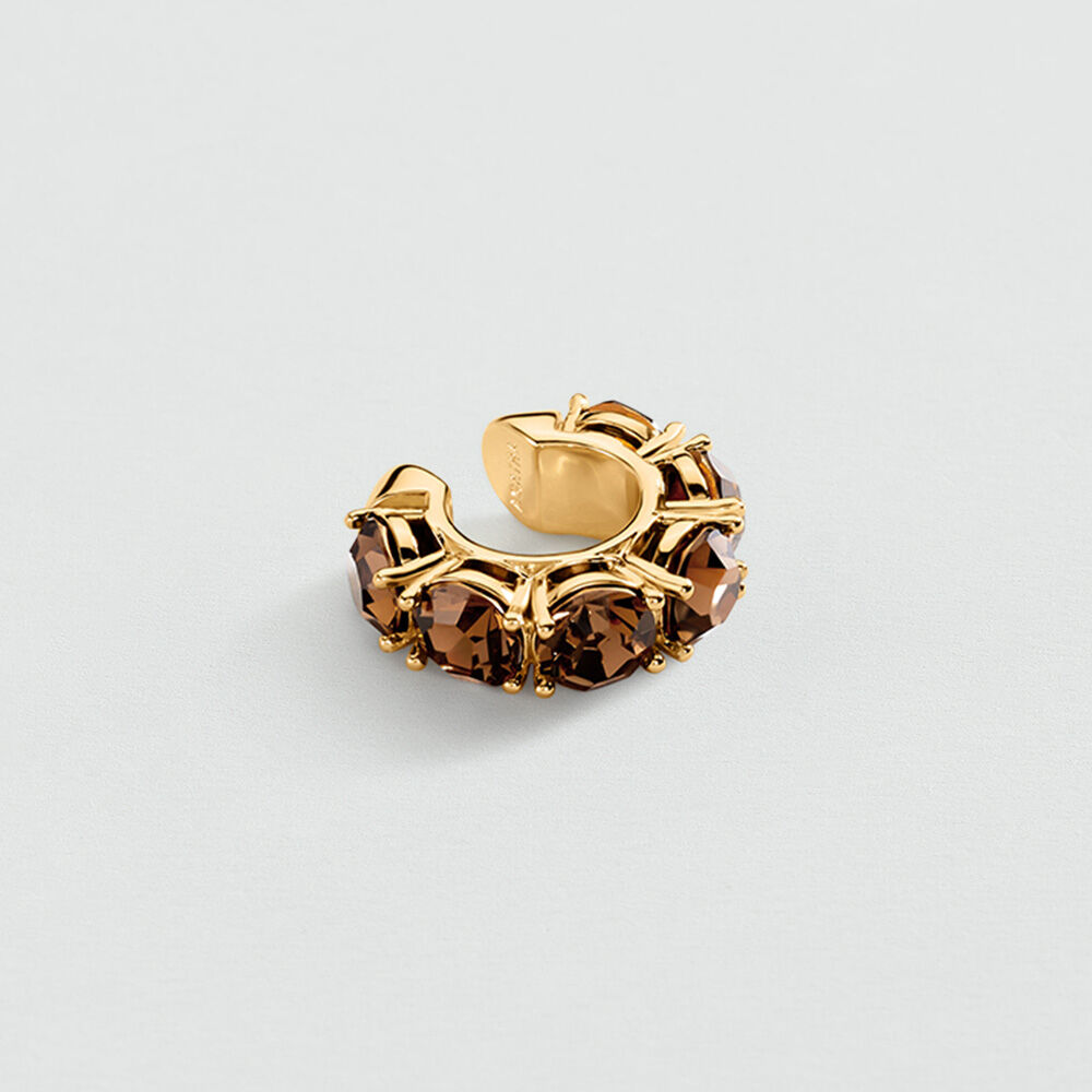 Ear cuff LUTETIA - Marr&oacute;n / Dorado - Pendientes  | Agatha