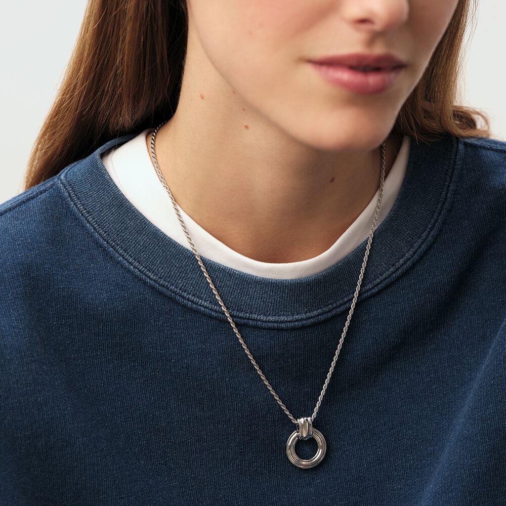 Collar midi SILVER - Plata - Collar de fantasía  | Agatha