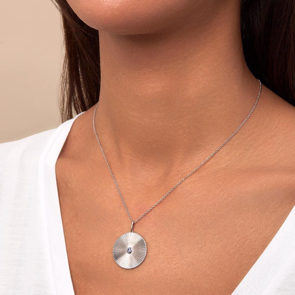 Colgante SUN - Azul / Plata - Outlet  | Agatha