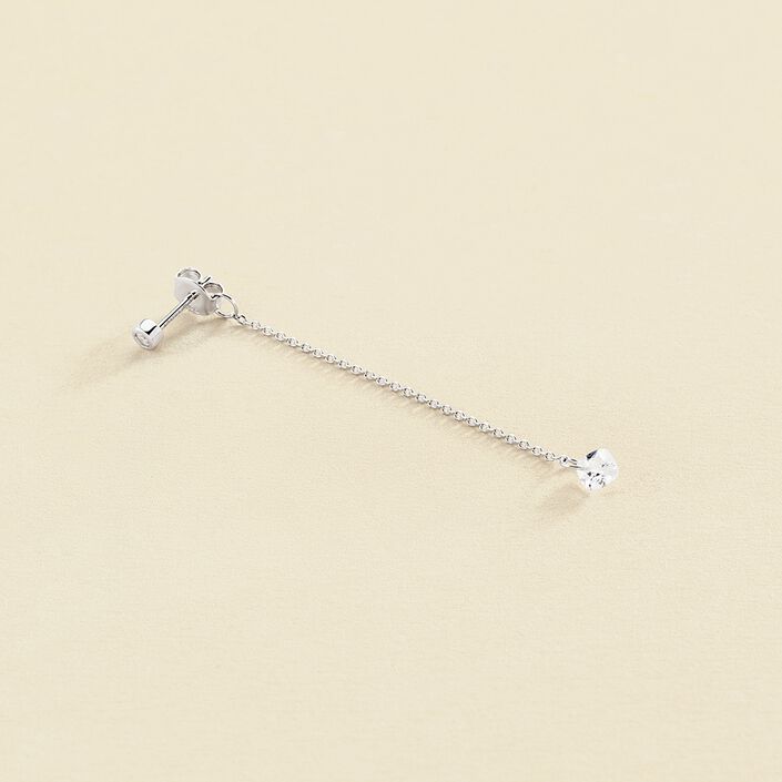 Piercing mini PERCEE - Cristal / Plateado - Piercings  | Agatha