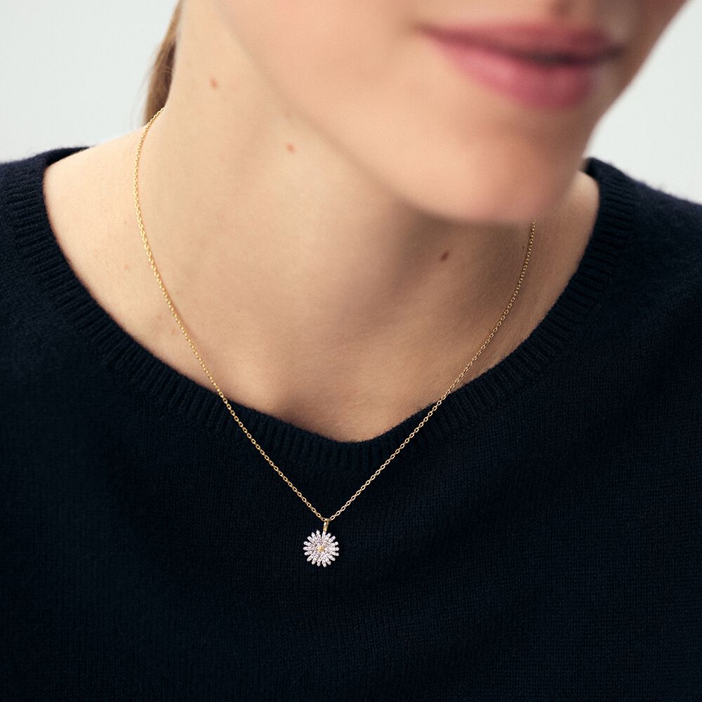 Collar corto BLOSSOM - Cristal / Dorado - Collar corto  | Agatha