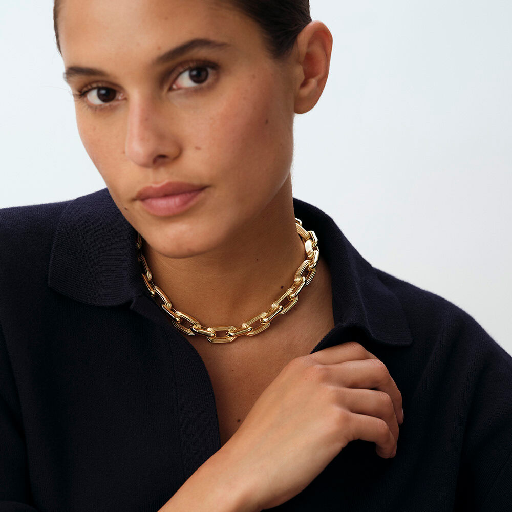 Collar corto HAUSSMANN - Dorado - Collar corto  | Agatha