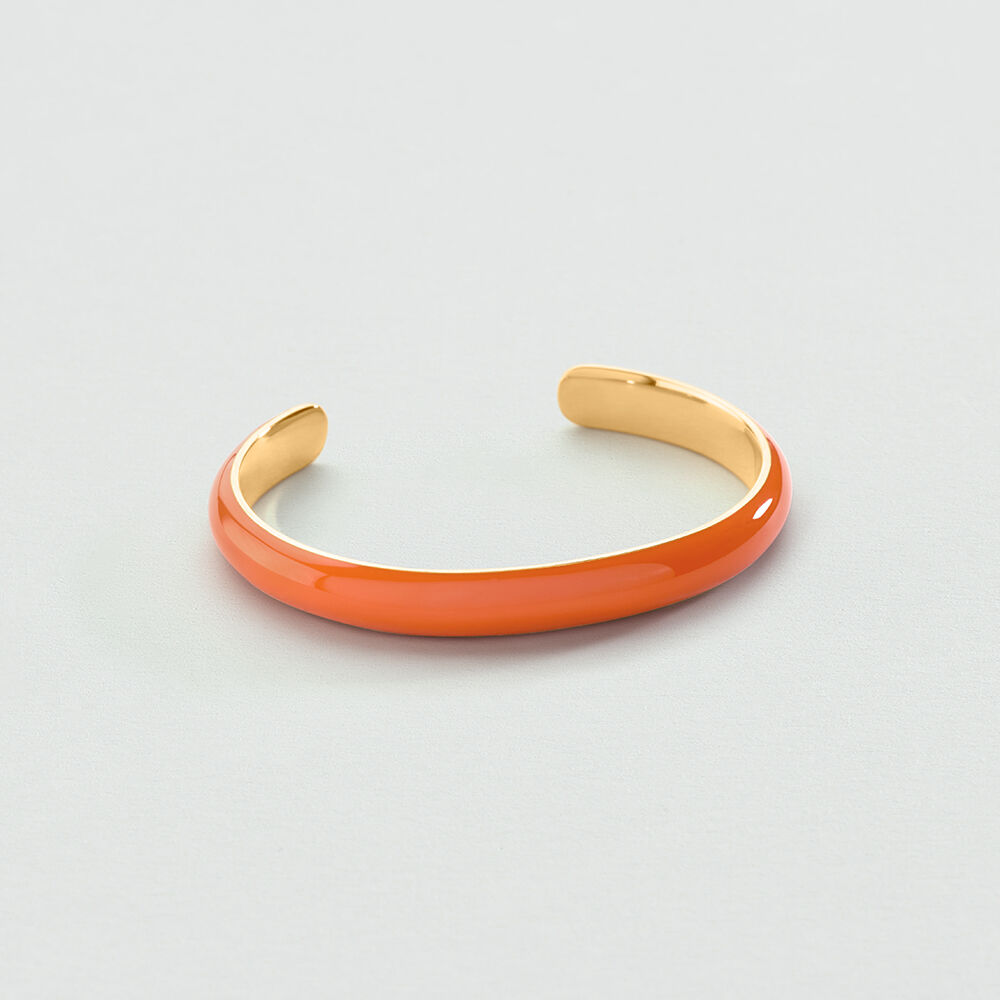 Pulsera r&iacute;gida LEO - Naranja / Oro - Pulsera r&iacute;gida  | Agatha