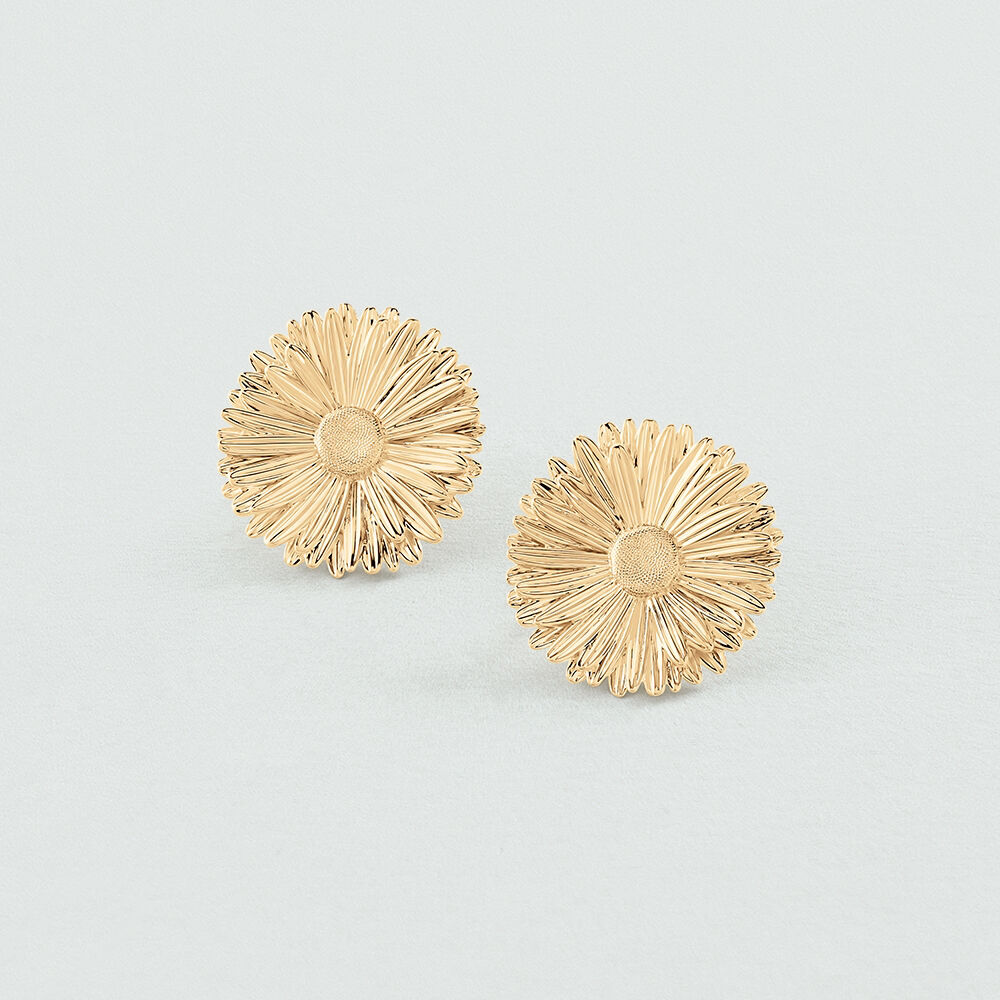 Pendientes largos BLOSSOM - Dorado - Pendientes de fantasía  | Agatha