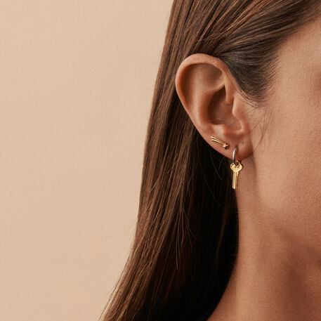 Piercing criolla MINI LLAVE - Oro / Plata - Piercings  | Agatha
