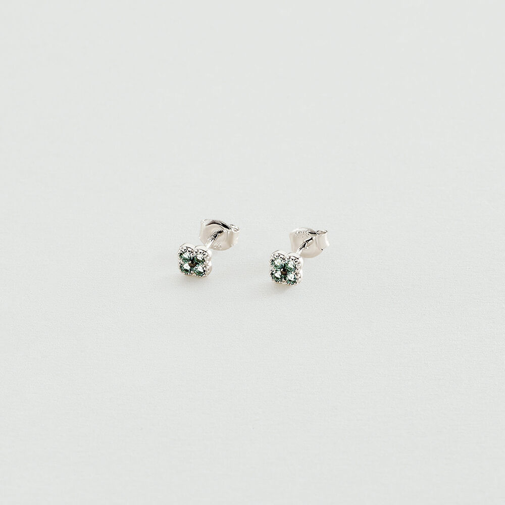 Pendientes cortos BELOVED - Turquesa / Plata - Pendientes cortos  | Agatha