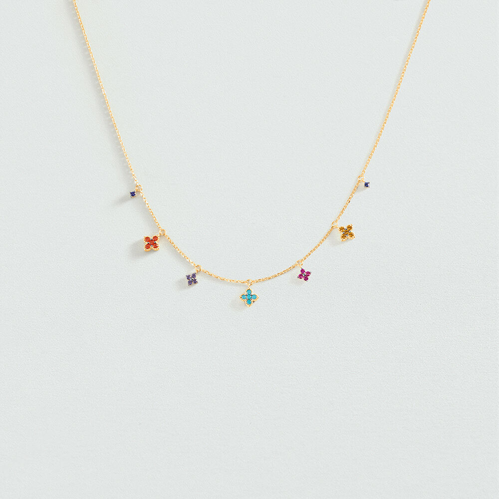 Collar corto BELOVED - Multicolor / Oro - Collar corto  | Agatha