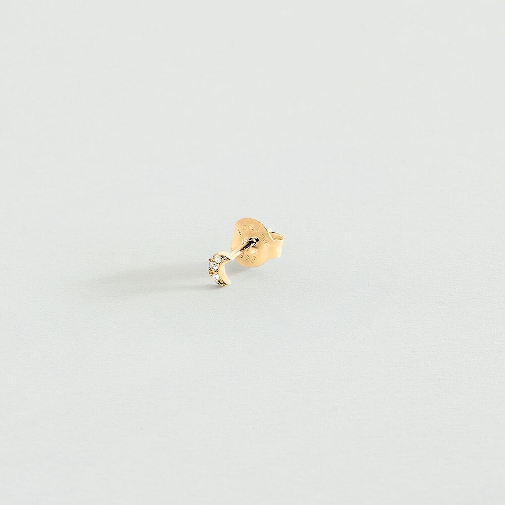 Piercing mini LUNITA - Cristal / Dorado - Piercings  | Agatha