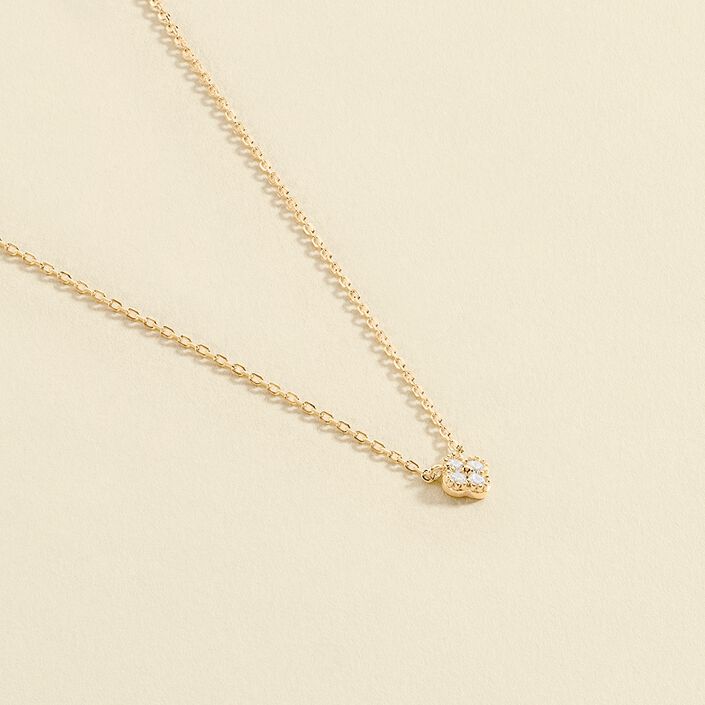 Collar corto BELOVED - Cristal / Dorado - Collares  | Agatha