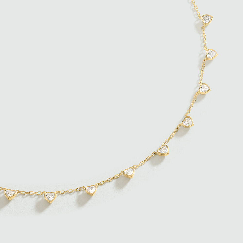 Collar corto ADOREE - Cristal / Dorado - Collar corto  | Agatha