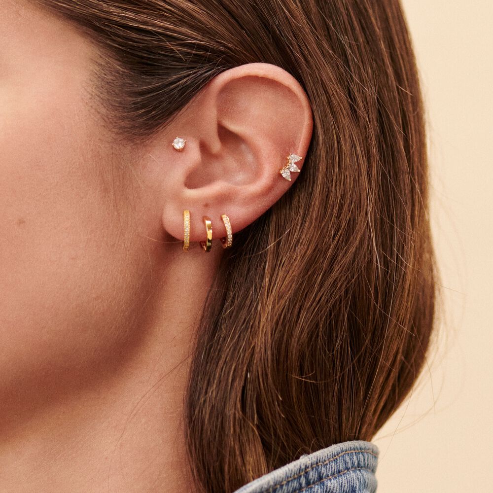 Piercing Helix Tragus MIX MATCH Cristal Dorado 02390517 137 TU Agatha