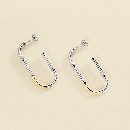 Criollas BAMBOO - Plata / Oro - Pendientes  | Agatha
