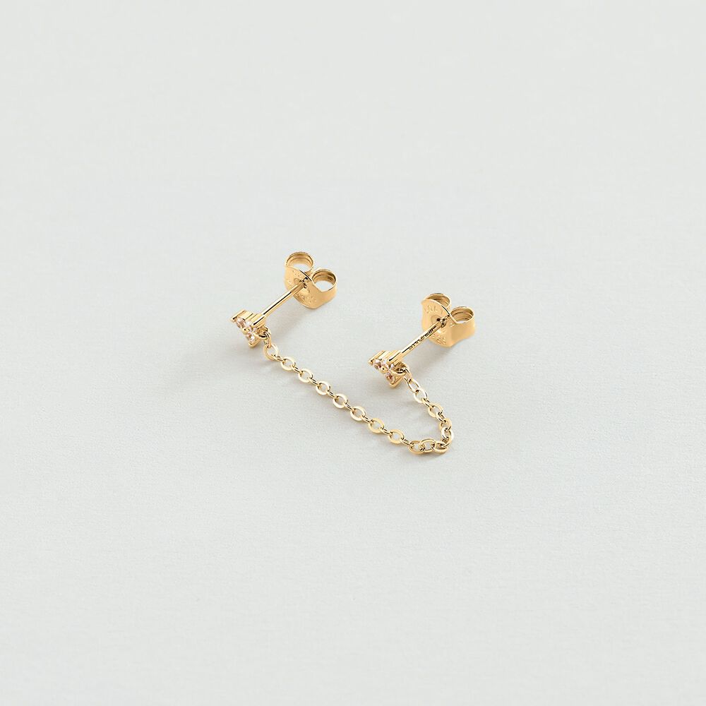 Piercing mini BONISIMO - Cristal / Dorado - Piercings  | Agatha