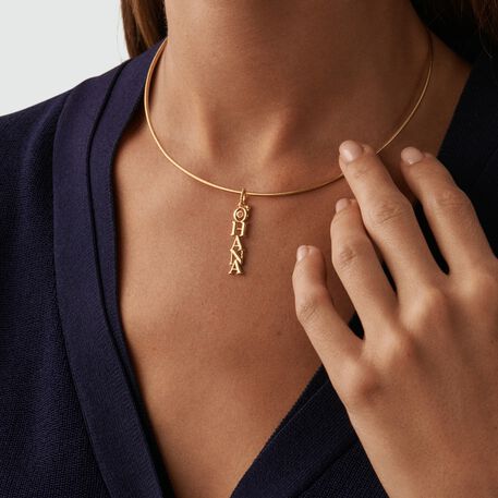 Colgante OHANA - Rojo / Oro - Joyas  | Agatha