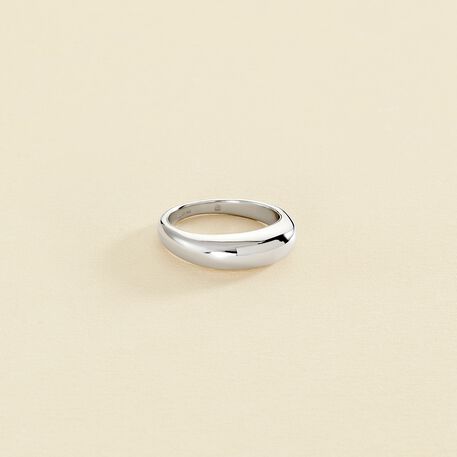 Anillo fino BRIGITTE - Plateado - Anillos  | Agatha
