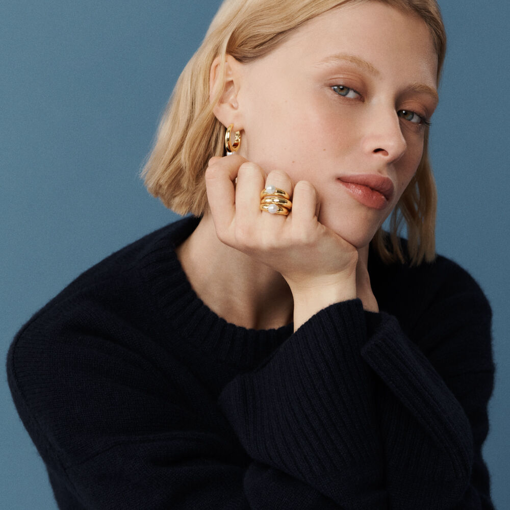 Criollas MARGAUX - Perla / Oro - Criollas  | Agatha