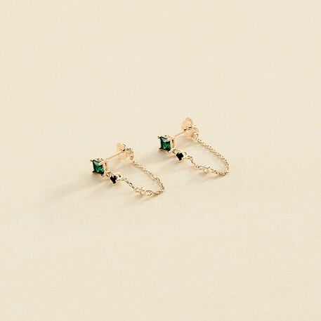 Criollas SOPHIA - Verde / Dorado - Pendientes  | Agatha