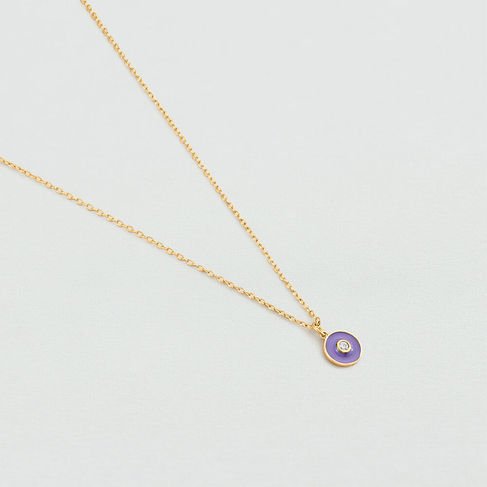 Collar corto CIRC - Lila - Collar corto  | Agatha