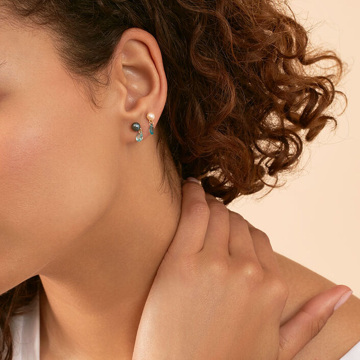 Piercing mini MIX& MATCH - Verde acuático - Piercings  | Agatha