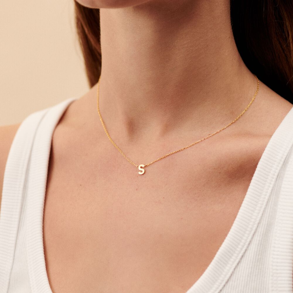 Collar corto ABC - Dorado - Collar corto  | Agatha